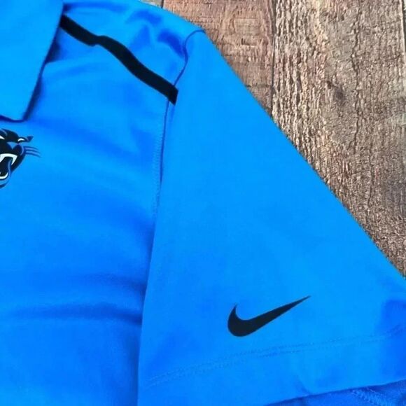 Nike Dri-Fit NFL Carolina Panthers Polo Shirt - Picture 4 of 9